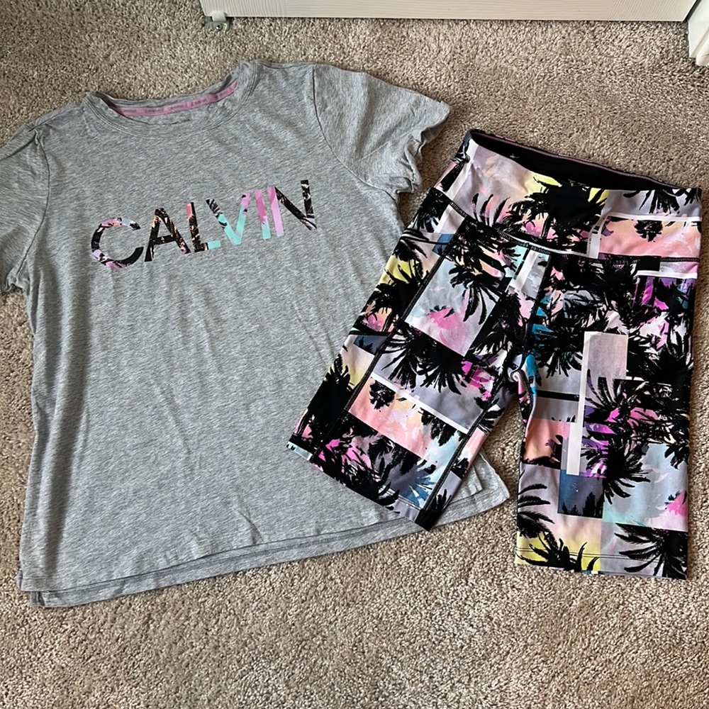 Calvin Klein women’s workout set, size small/medium